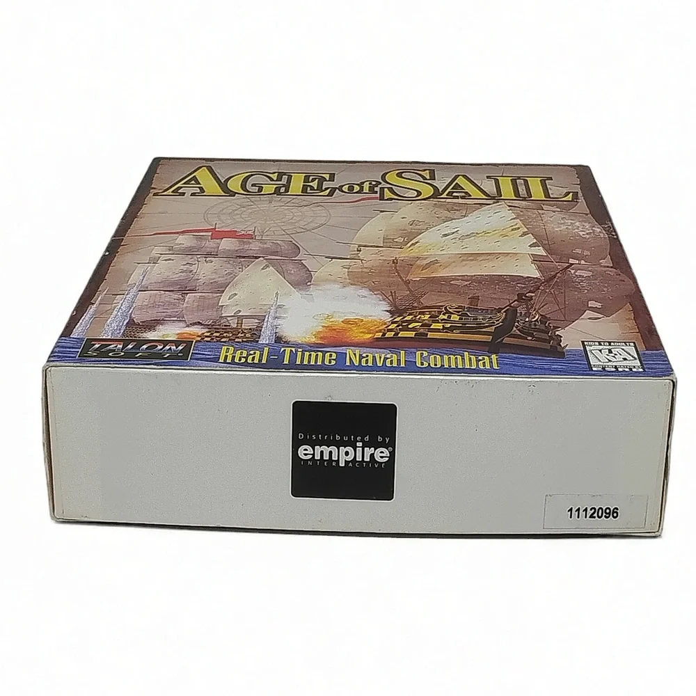 Vintage 1996 TalonSoft Age of Sail PC Game Big Box Naval Combat Strategy Sim